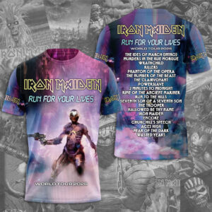 Iron Maiden 2026 World Tour 3D Apparel - TMTHU4720