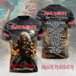 Iron Maiden 2026 World Tour 3D Apparel – TMTHU4908