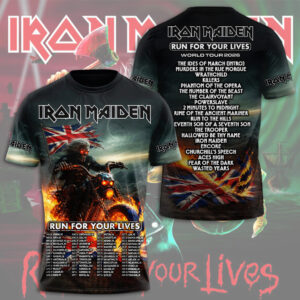 Iron Maiden 2026 World Tour 3D Apparel - TMTHU5426