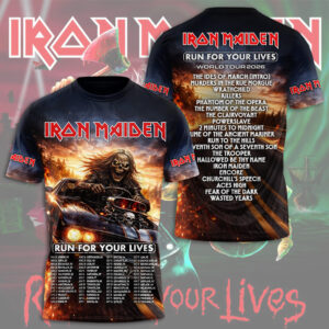 Iron Maiden 2026 World Tour 3D Apparel - TMTHU5427