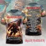 Iron Maiden 2026 World Tour 3D Apparel – TMTHU4813