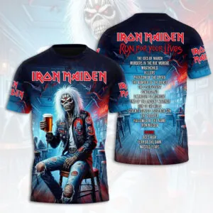 Iron Maiden 2026 World Tour 3D Apparel - HOATT17073