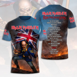 Iron Maiden 2026 World Tour 3D Apparel - HOATT17081