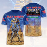 Iron Maiden 2026 World Tour 3D Apparel – HOATT17234