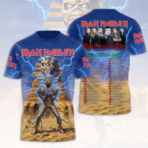 Iron Maiden 2026 World Tour 3D Apparel - HOATT17234