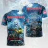 Iron Maiden 2026 World Tour 3D Apparel – HOATT17429