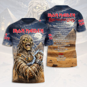 Iron Maiden 2026 World Tour 3D Apparel - HOATT17440