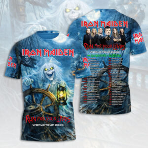Iron Maiden 2026 World Tour 3D Apparel - HOATT17490