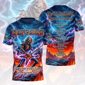 Iron Maiden 2026 World Tour 3D Apparel - HOATT17638