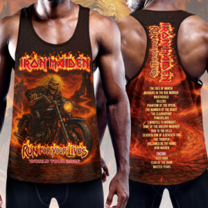 Iron Maiden 2026 World Tour Y-Back Muscle Tank Top - HOATT17517