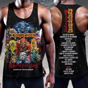 Iron Maiden 2026 World Tour Y-Back Muscle Tank Top - HOATT17650