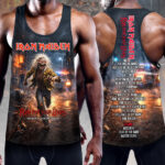 Iron Maiden 2026 World Tour Y-Back Muscle Tank Top – HOATT17652