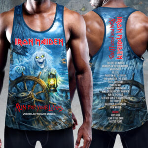 Iron Maiden 2026 World Tour Y-Back Muscle Tank Top - HOATT17599