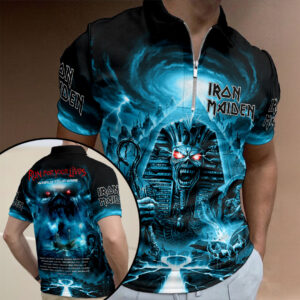 Iron Maiden 2026 World Tour Zip Polo Shirt - HOATT17647