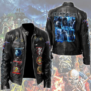 Iron Maiden Motorcycle Leather Jacket - TMTHU4802