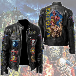 Iron Maiden Motorcycle Leather Jacket - TMTHU5428