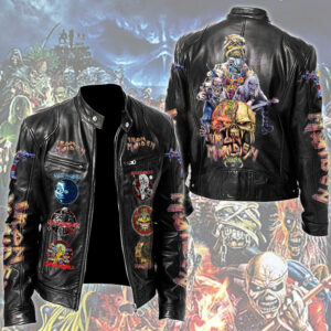 Iron Maiden Motorcycle Leather Jacket - TMTHU5474