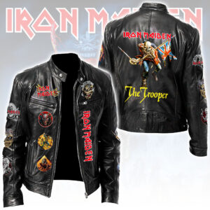 Iron Maiden Motorcycle Leather Jacket - HOATT17170