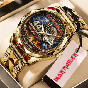 Iron Maiden The Number Of The Beast 44th Anniversary Alloy Luxury Quartz Watch - TMTHU4933
