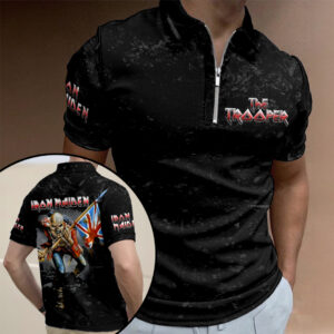 Iron Maiden Zip Polo Shirt - HOATT17641