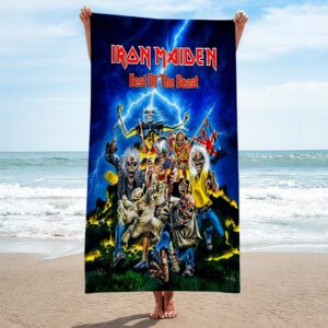 Iron Maiden Rectangle Beach Towel - HOATT17165