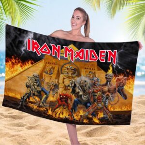Iron Maiden Rectangle Beach Towel - HOATT17181