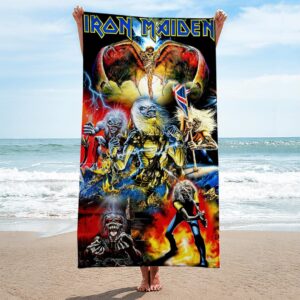 Iron Maiden Rectangle Beach Towel - HOATT17266