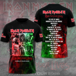 Iron Maiden 2026 World Tour 3D Apparel - GNE5727