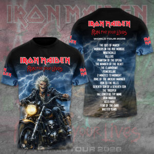 Iron Maiden 2026 World Tour 3D Apparel - GNE5733