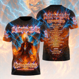 Iron Maiden 2026 World Tour 3D Apparel - HOATT17167