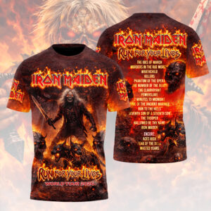Iron Maiden 2026 World Tour 3D Apparel - HOATT17179