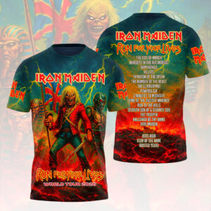Iron Maiden 2026 World Tour 3D Apparel - HOATT17059
