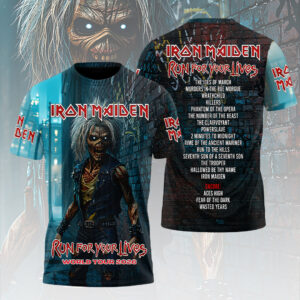 Iron Maiden 2026 World Tour 3D Apparel - HOATT17605