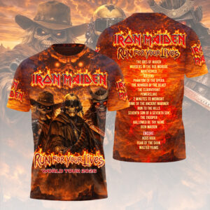 Iron Maiden 2026 World Tour 3D Apparel - HOATT17074