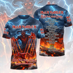 Iron Maiden 2026 World Tour 3D Apparel - HOATT17606