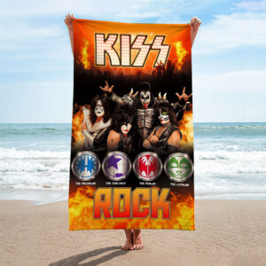 KISS Rectangle Beach Towel - HOATT17256