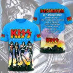 KISS Destroyer 50th Anniversary 2026 3D Apparel – TMTHU5223