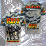 KISS Destroyer 50th Anniversary 2026 3D Apparel – TMTHU5462