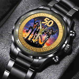 KISS Destroyer 50th Anniversary 2026 Black Stainless Steel Watch - TMTHU5237