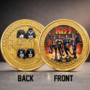 KISS Destroyer 50th Anniversary 2026 Commemorative Coin - TMTHU5094