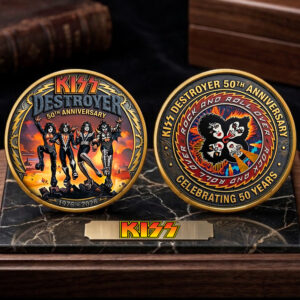 KISS Destroyer 50th Anniversary 2026 Commemorative Coin - TMTHU5095
