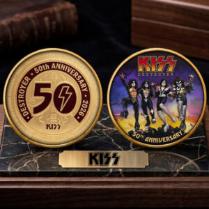 KISS Destroyer 50th Anniversary 2026 Commemorative Coin - TMTHU5303