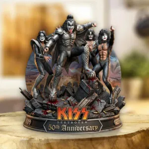 KISS Destroyer 50th Anniversary 2026 Custom Shape Acrylic Plaque - TMTHU4901