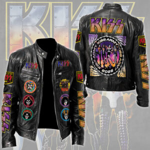 KISS Destroyer 50th Anniversary 2026 Motorcycle Leather Jacket - TMTHU4704