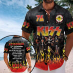 KISS Destroyer 50th Anniversary 2026 Short Sleeve Button-Down Shirt – TMTHU5166