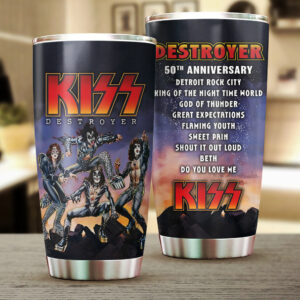 KISS Destroyer 50th Anniversary 2026 Tumbler Cup - TMTHU5155