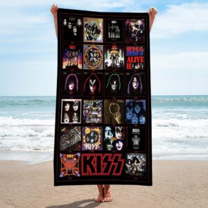 KISS Rectangle Beach Towel - HOATT17277