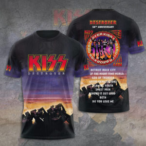 KISS Destroyer 50th Anniversary 2026 3D Apparel – GNE6121