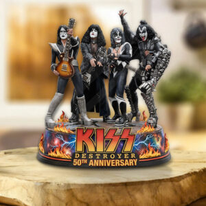 KISS Destroyer 50th Anniversary 2026 Custom Shape Acrylic Plaque - TMTHU5053