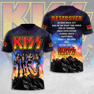 KISS Destroyer 50th Anniversary 3D Apparel - TANTN21997